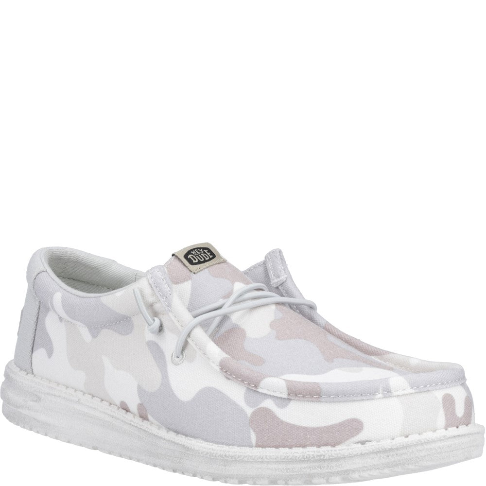 HEYDUDE Wally Washed Camo Shoe