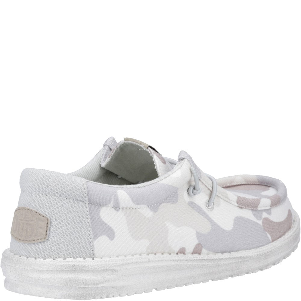 HEYDUDE Wally Washed Camo Shoe