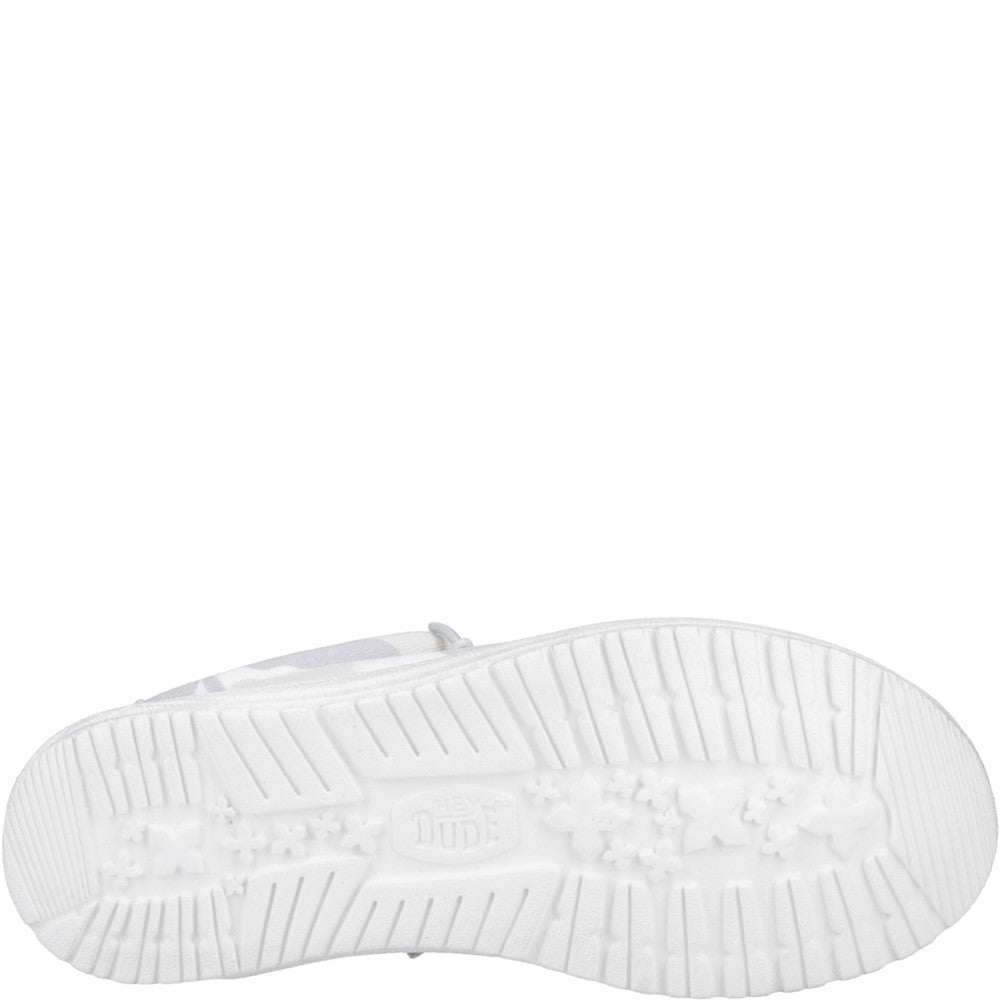 HEYDUDE Wally Washed Camo Shoe