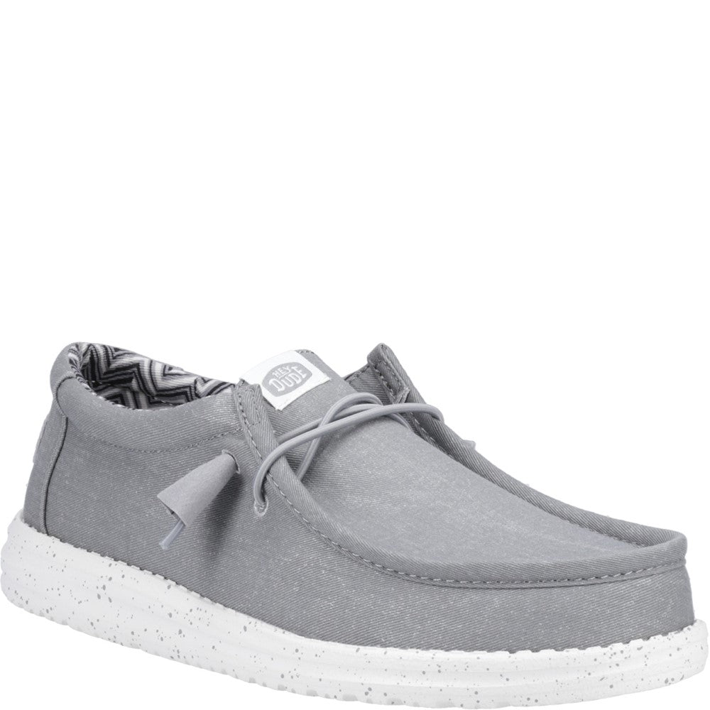 HEYDUDE Wally Stretch Canvas Slip on Shoe