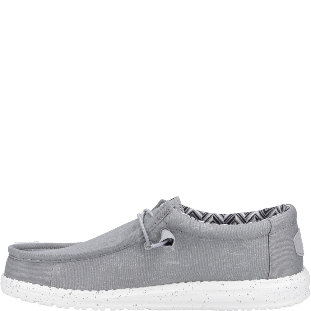 HEYDUDE Wally Stretch Canvas Slip on Shoe