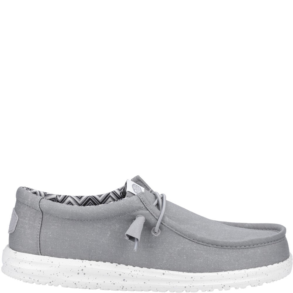 HEYDUDE Wally Stretch Canvas Slip on Shoe