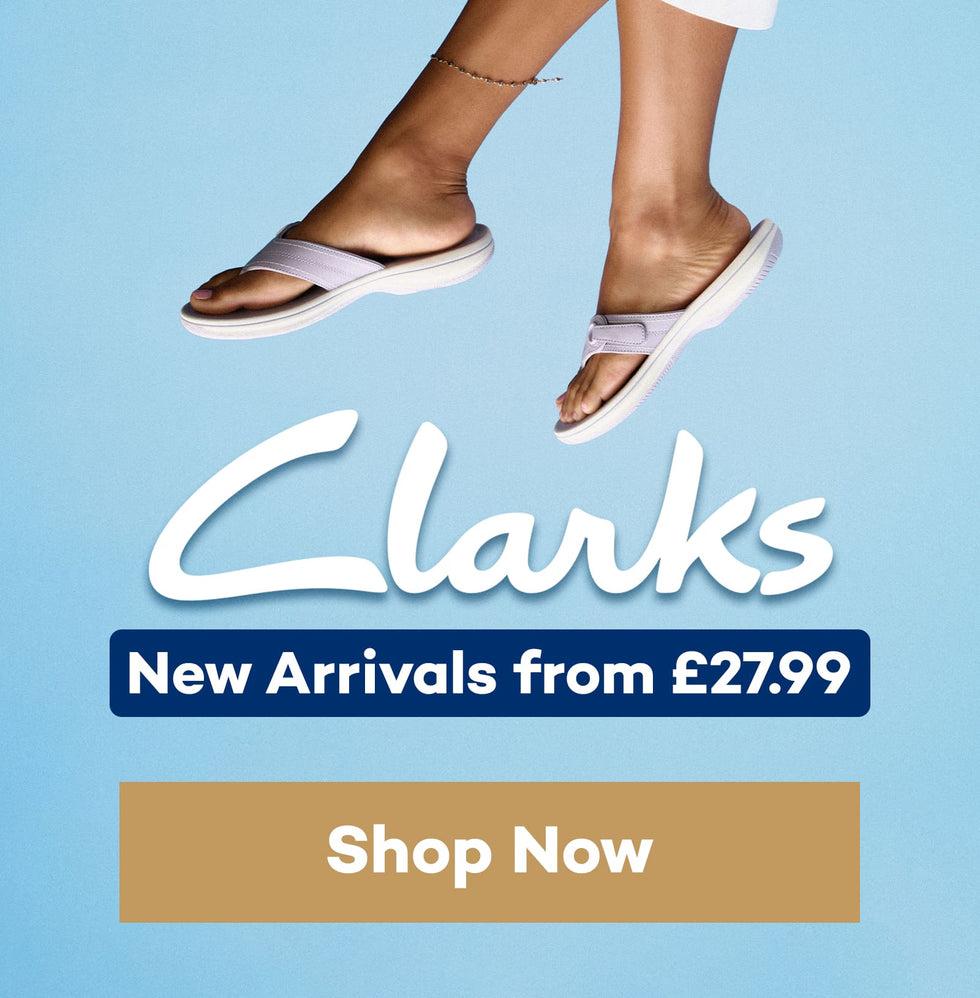Clarks New arrivals from £27.99!