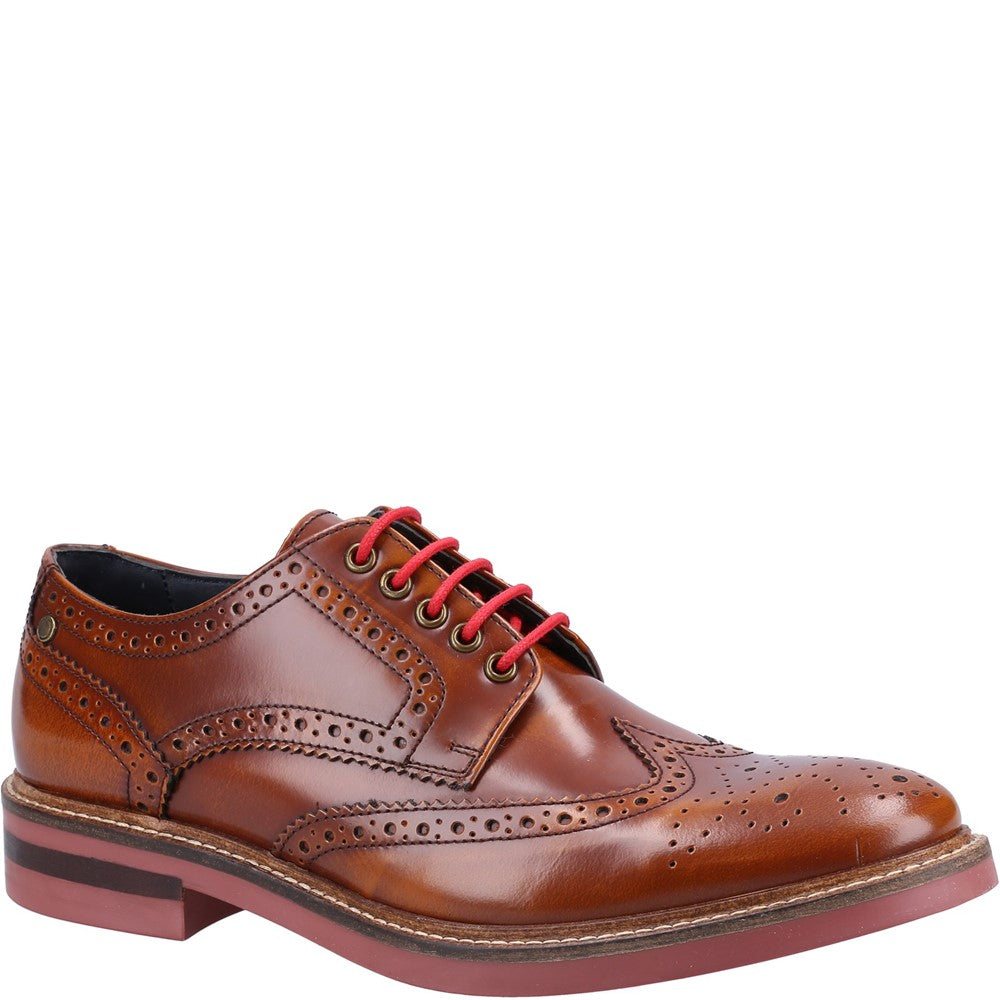 Base London Woburn Hi-Shine Brogue Shoes