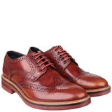 Base London Woburn Hi-Shine Brogue Shoes