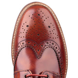 Base London Woburn Hi-Shine Brogue Shoes