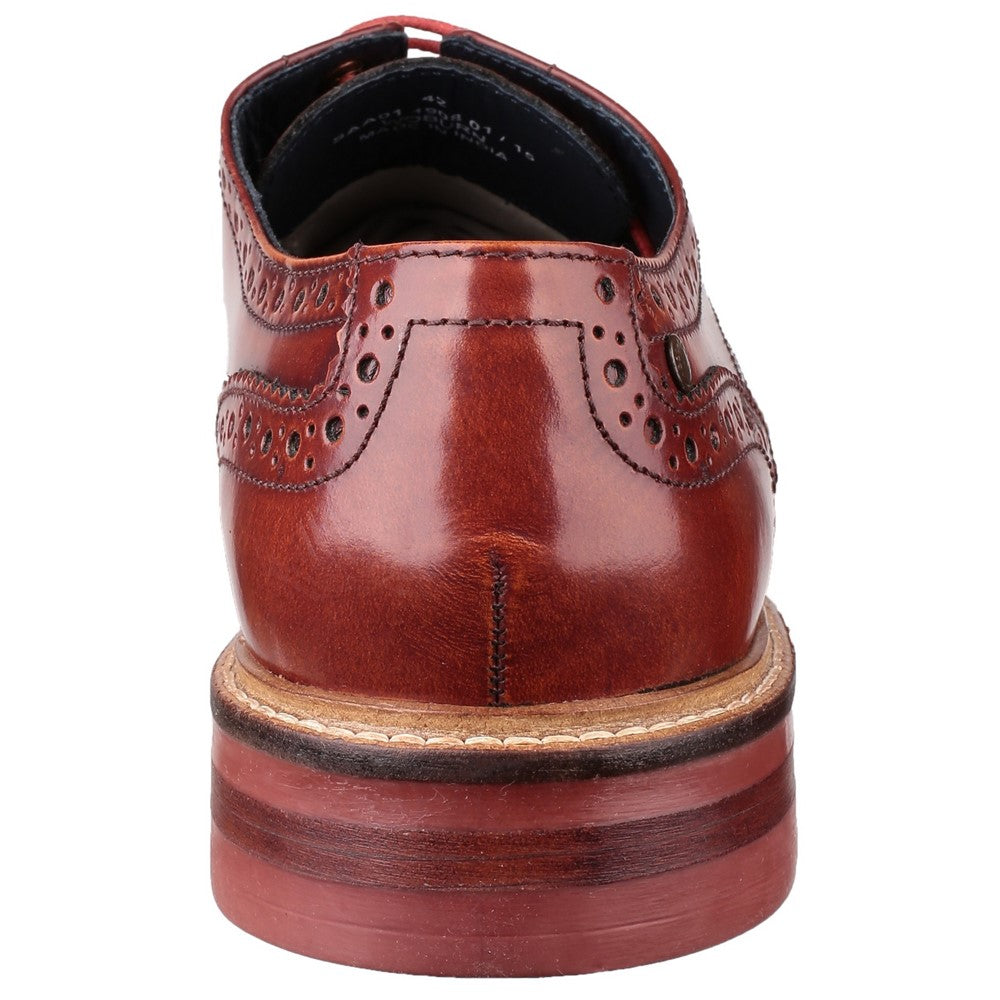 Base London Woburn Hi-Shine Brogue Shoes