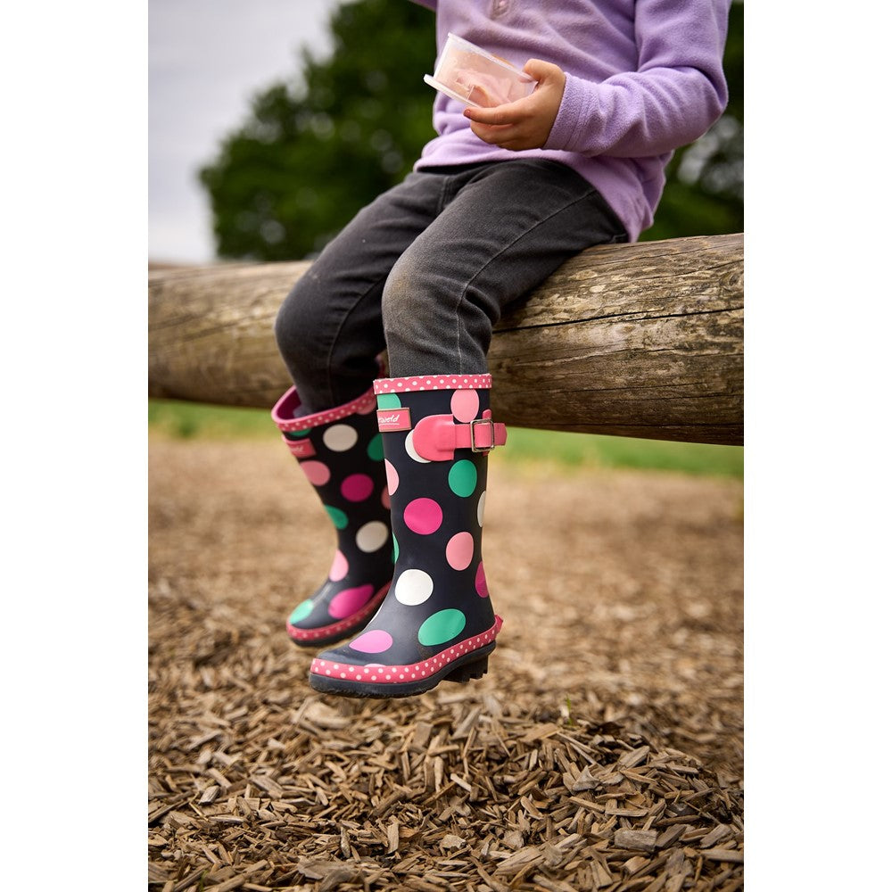 Cotswold Dotty Jnr Pull On Wellington Boot