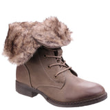 Divaz Leigh Lace Up Ankle Boots