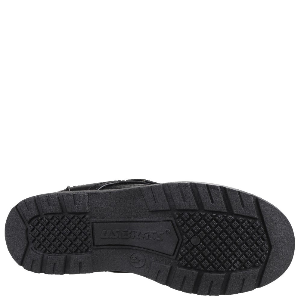 Mirak US Brass Stubby 2 Lace Up Junior School Shoes