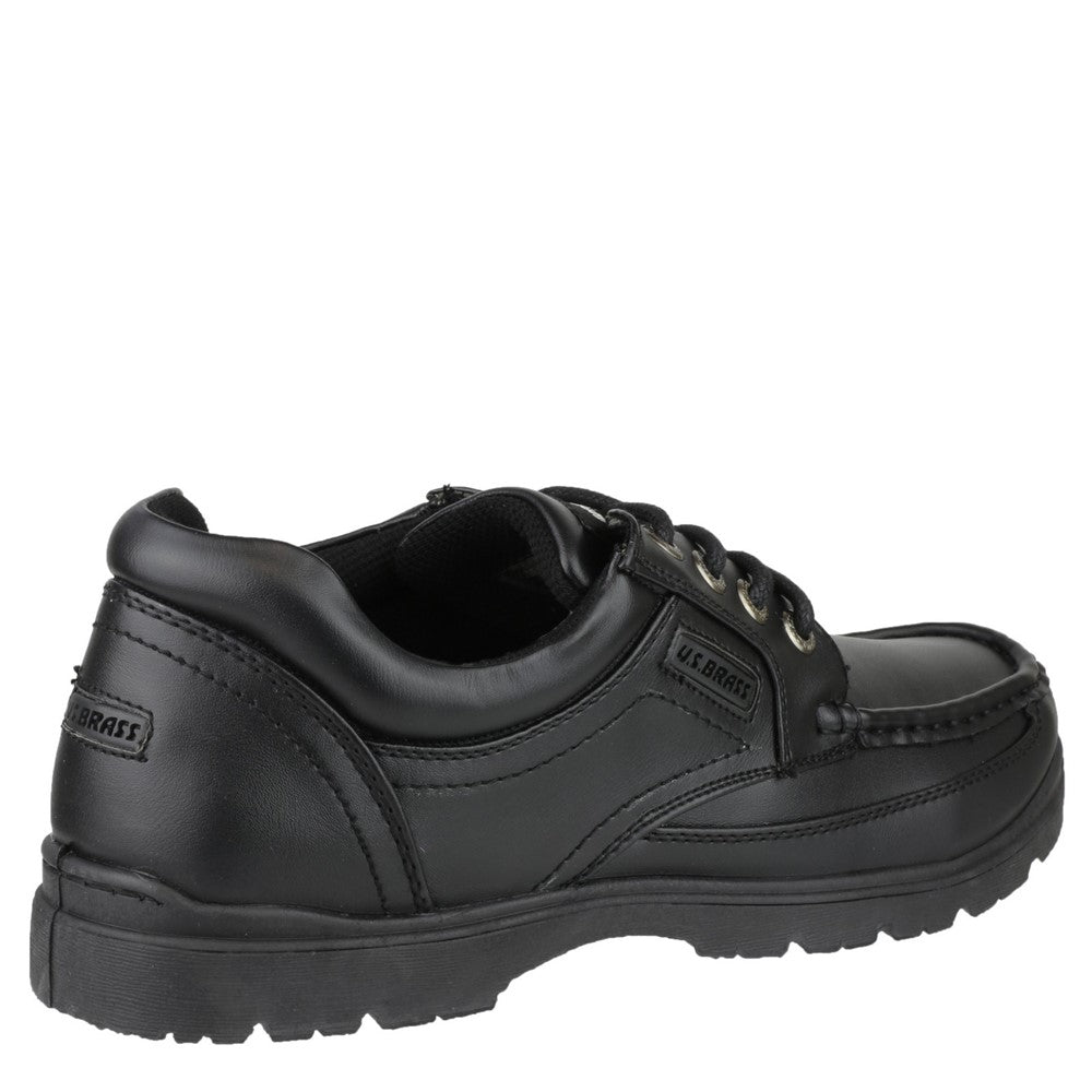 Mirak US Brass Stubby 2 Lace Up Senior School Shoes