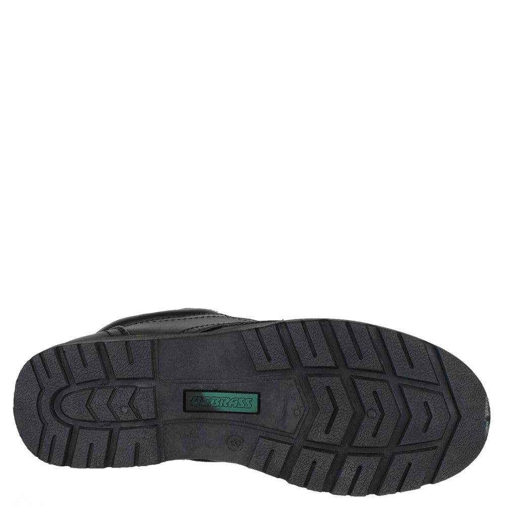 Mirak US Brass Stubby 2 Lace Up Senior School Shoes