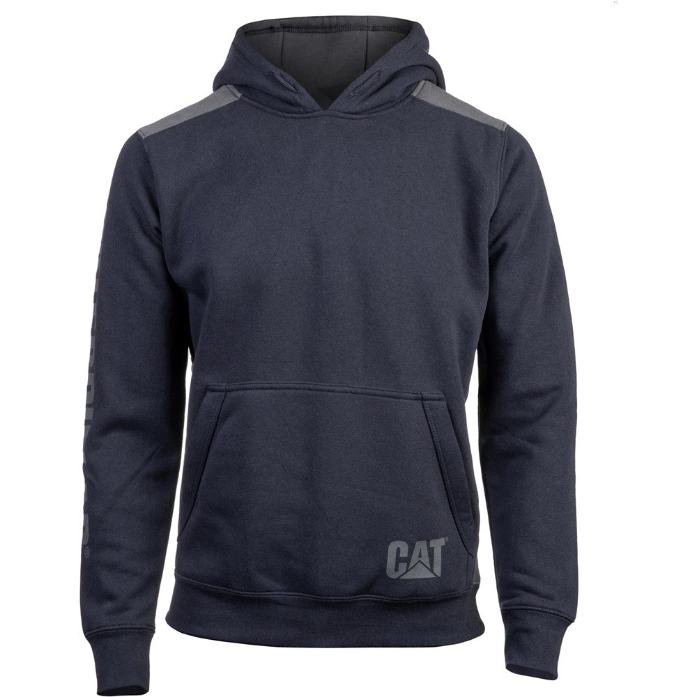 Caterpillar Logo Panel Hooded Sweatshirt