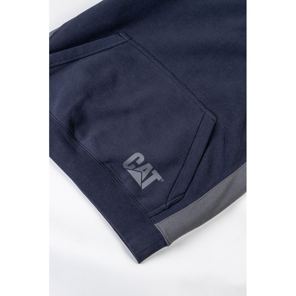 Caterpillar Logo Panel Hooded Sweatshirt