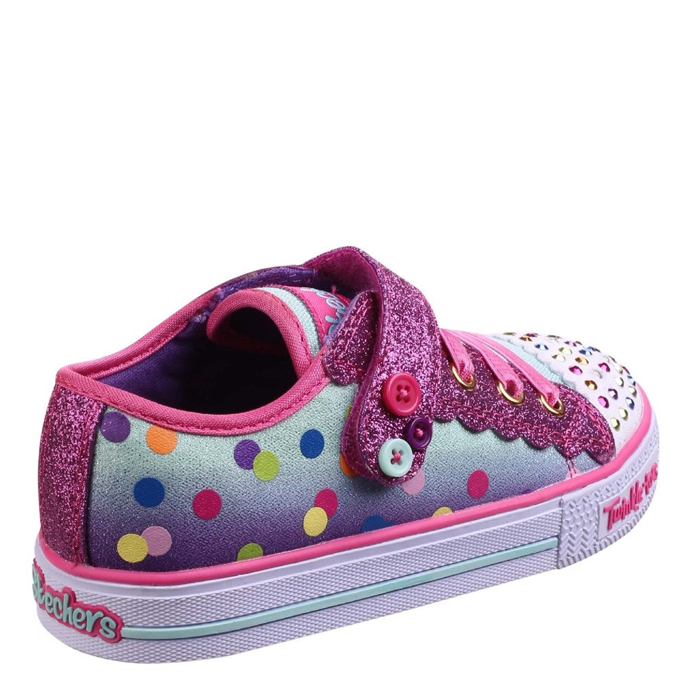 Skechers Twinkle Toes Shuffles - Dazzle Dots