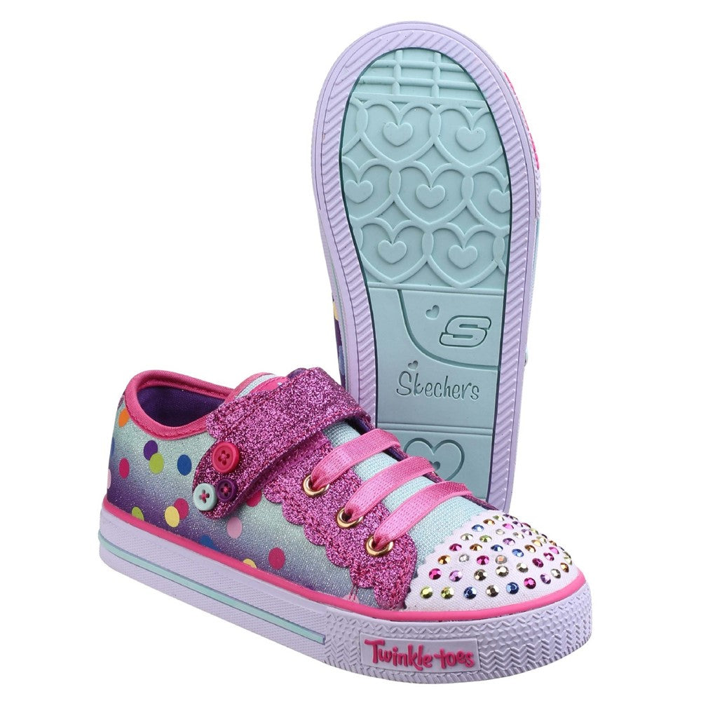 Skechers Twinkle Toes Shuffles - Dazzle Dots
