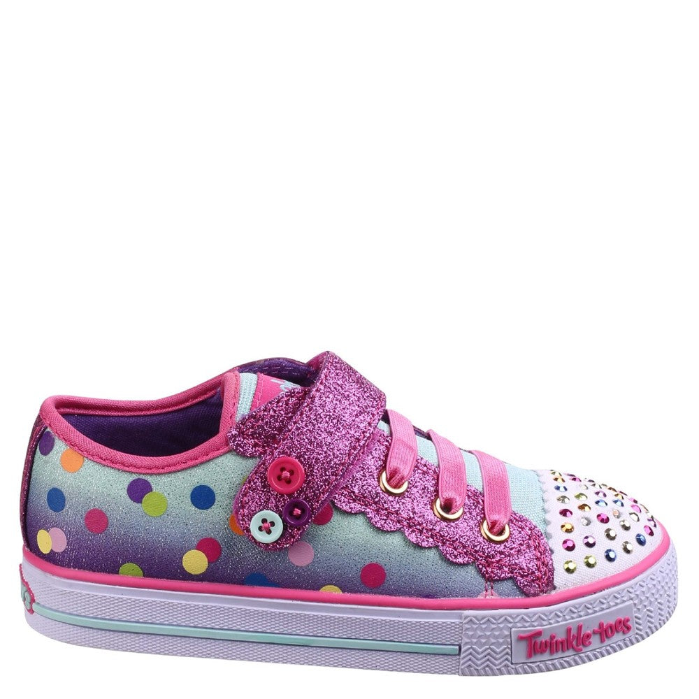Skechers Twinkle Toes Shuffles - Dazzle Dots