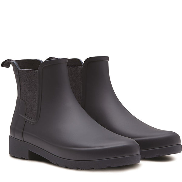 Womens Hunter Original Refined Chelsea Boots Navy – Brantano