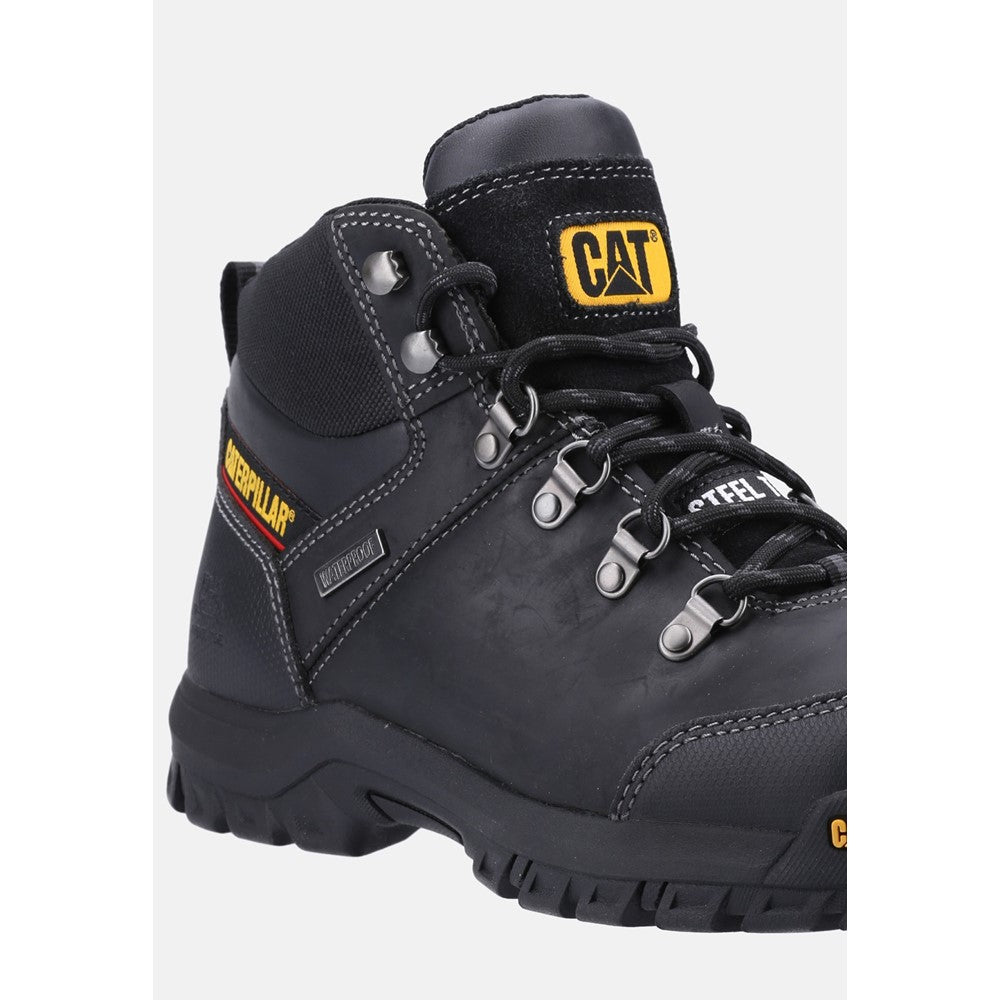 Mens Caterpillar Framework Safety Boot ST S3 WR HRO SRA Black