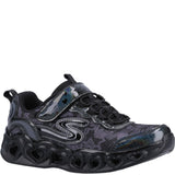 Skechers Heart Lights Graphic Gore & Strap Lighted Heart Midsole Trainer