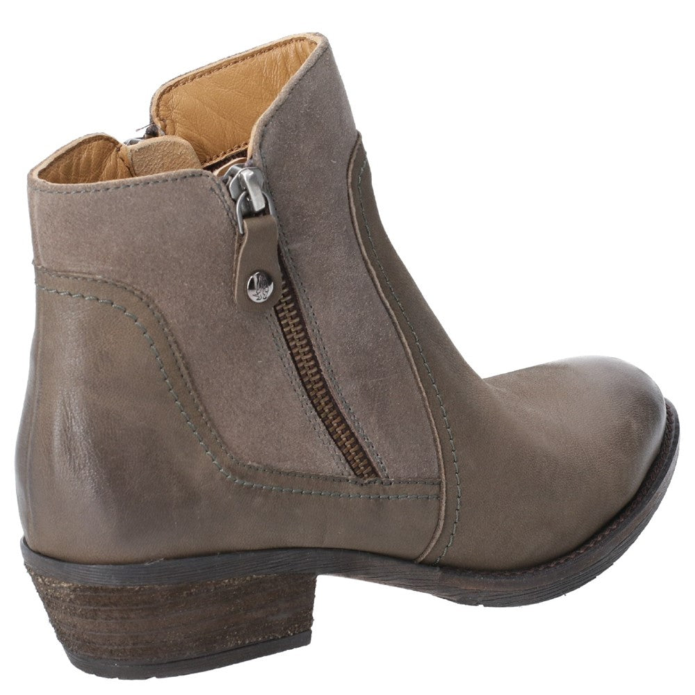 Hush Puppies Isla Zip Up Ankle Boot