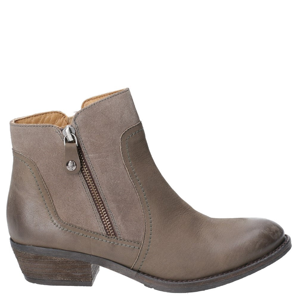 Hush Puppies Isla Zip Up Ankle Boot