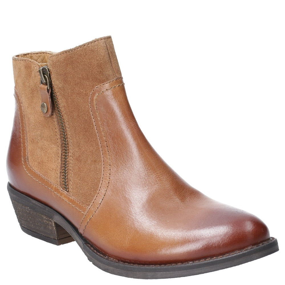 Hush Puppies Isla Zip Up Ankle Boot