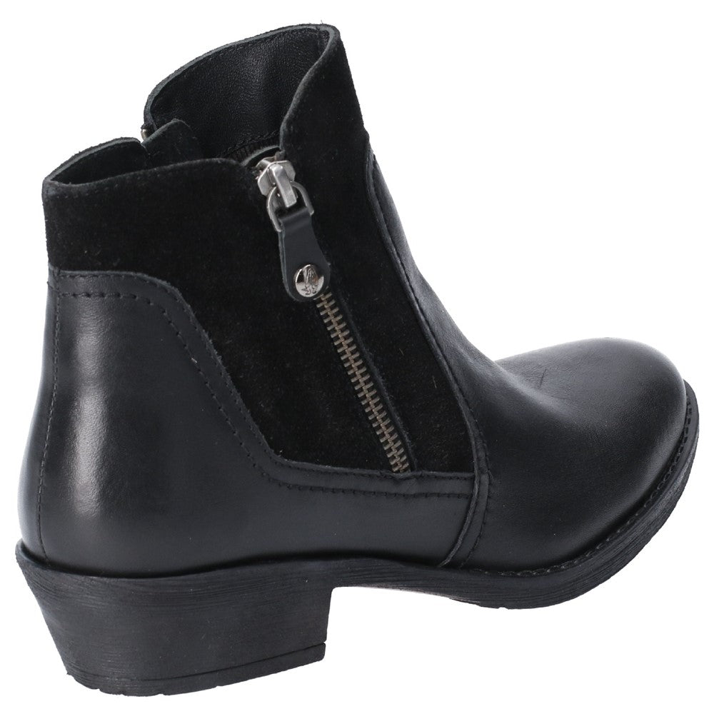 Hush Puppies Isla Zip Up Ankle Boot