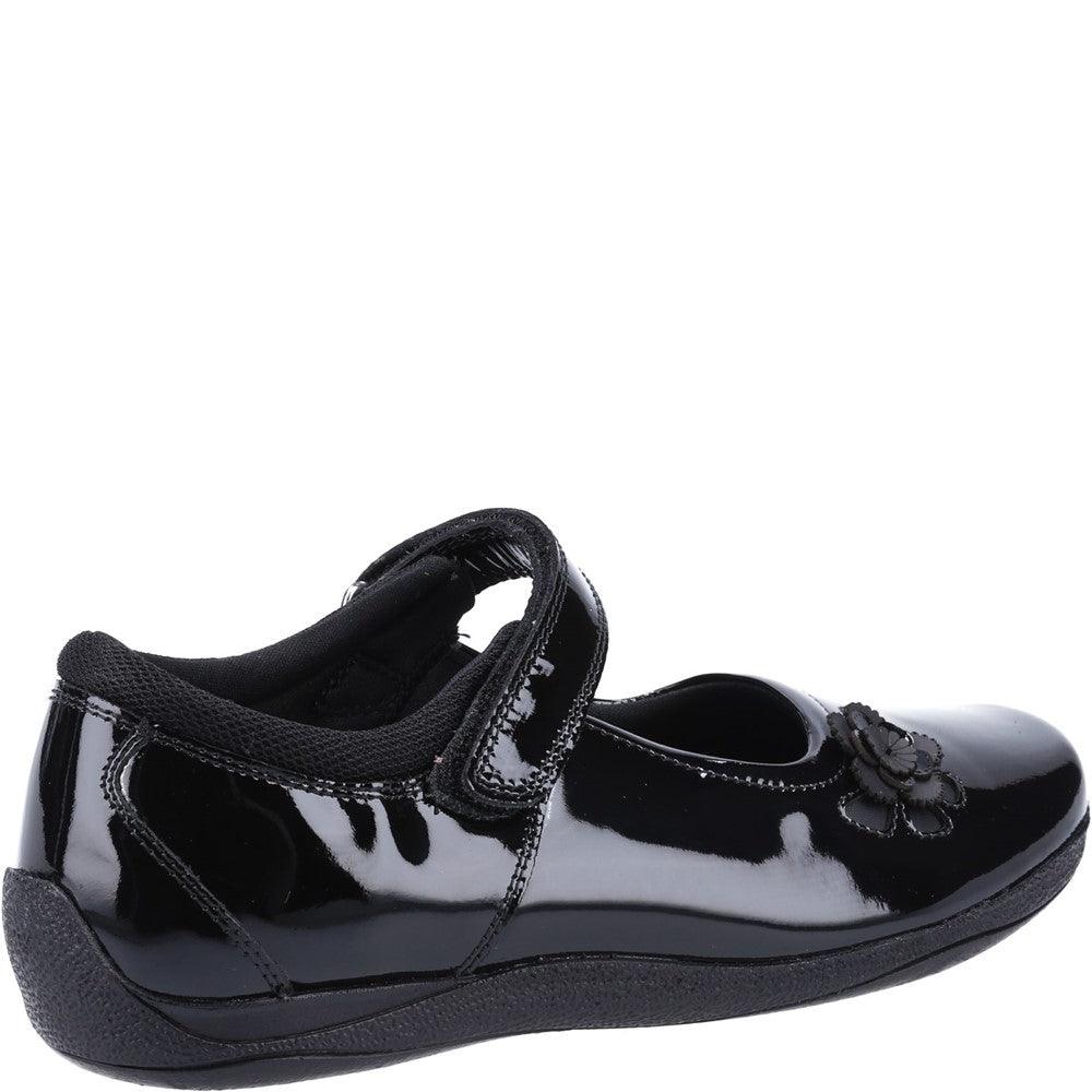 Hush Puppies Jessica Senior Patent School Shoes