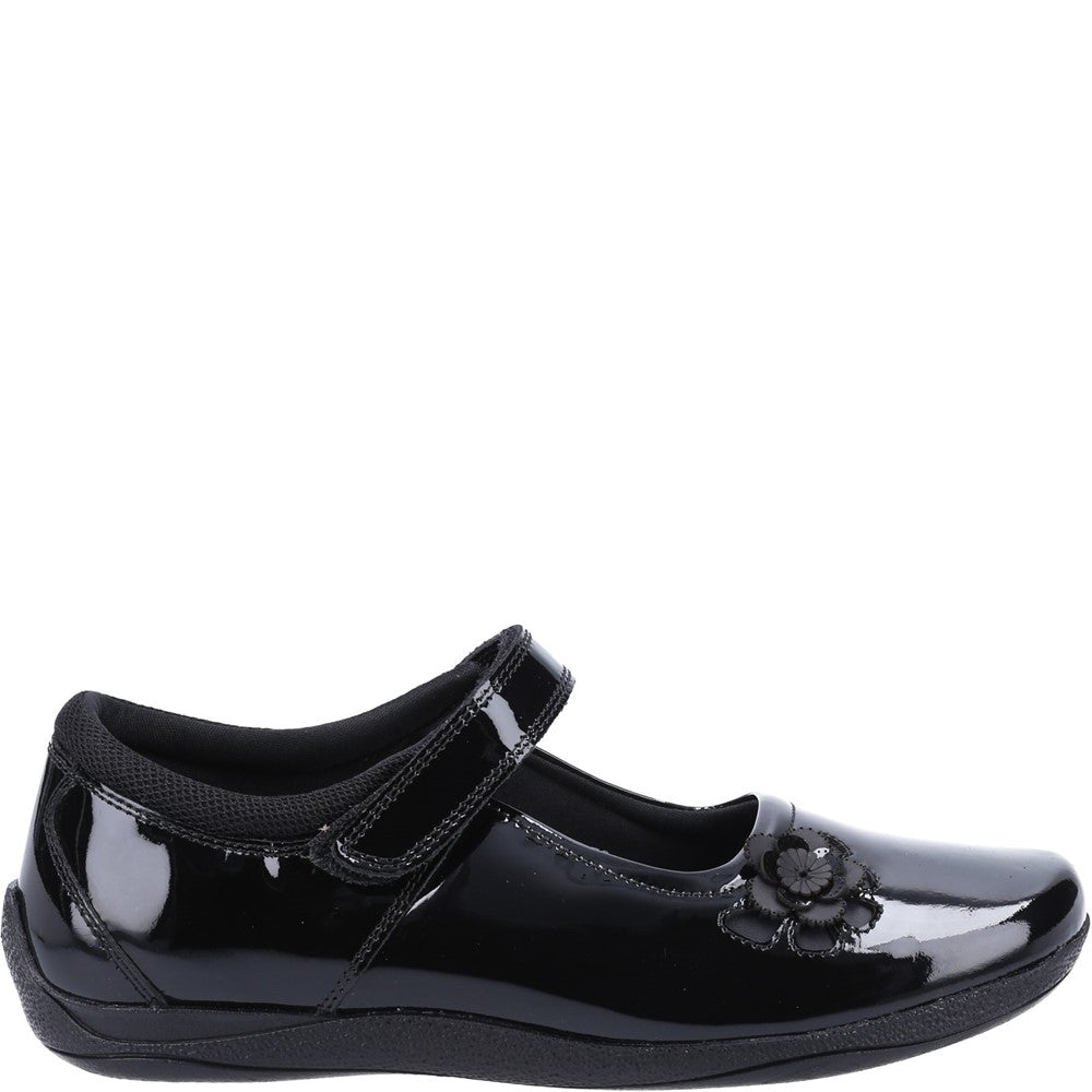 Hush Puppies Jessica Senior Patent School Shoes