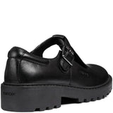 Geox J Casey G. E Buckle School Shoes Size 6