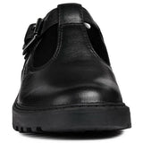 Geox J Casey G. E Buckle School Shoes Size 6
