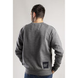 Caterpillar Icon Stripe Crew Neck Sweater