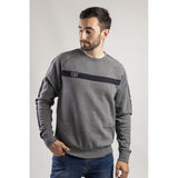 Caterpillar Icon Stripe Crew Neck Sweater