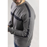 Caterpillar Icon Stripe Crew Neck Sweater