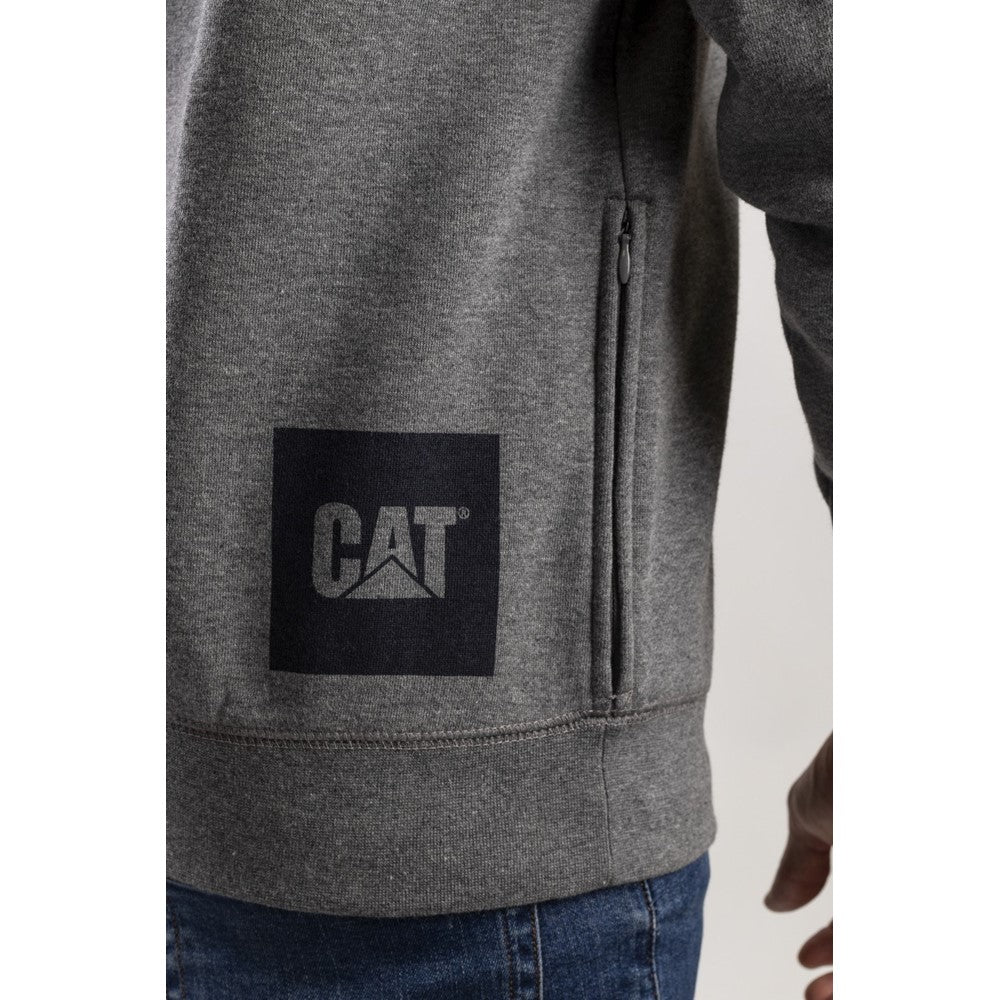 Caterpillar Icon Stripe Crew Neck Sweater