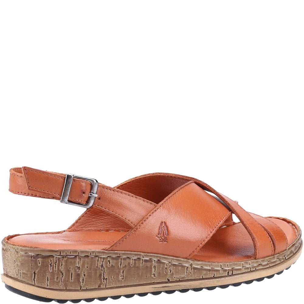 Hush Puppies Elena Cross Over Wedge Sandal