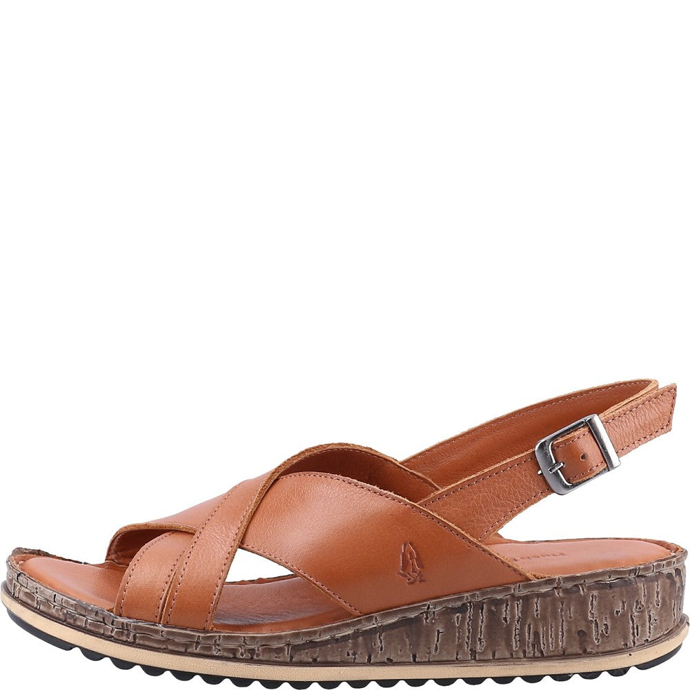 Hush Puppies Elena Cross Over Wedge Sandal