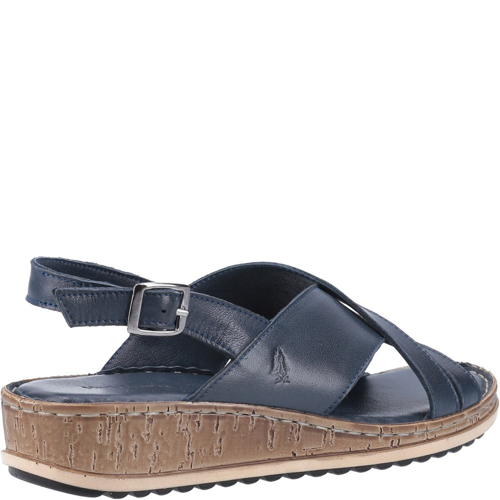 Hush Puppies Elena Cross Over Wedge Sandal
