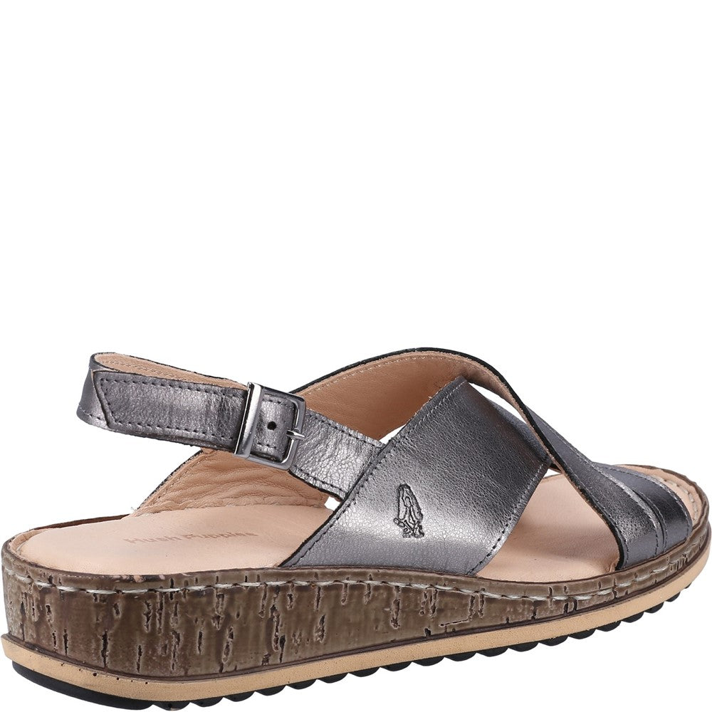 Hush Puppies Elena Cross Over Wedge Sandal