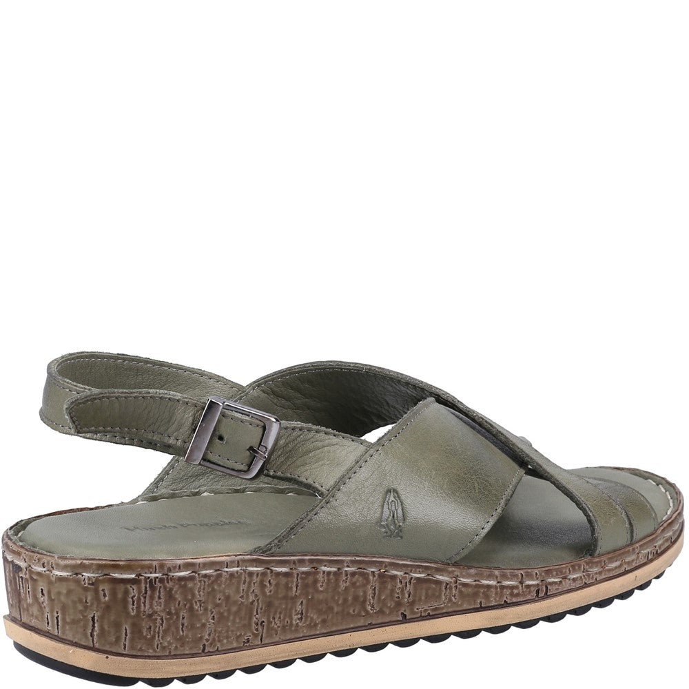 Hush Puppies Elena Cross Over Wedge Sandal