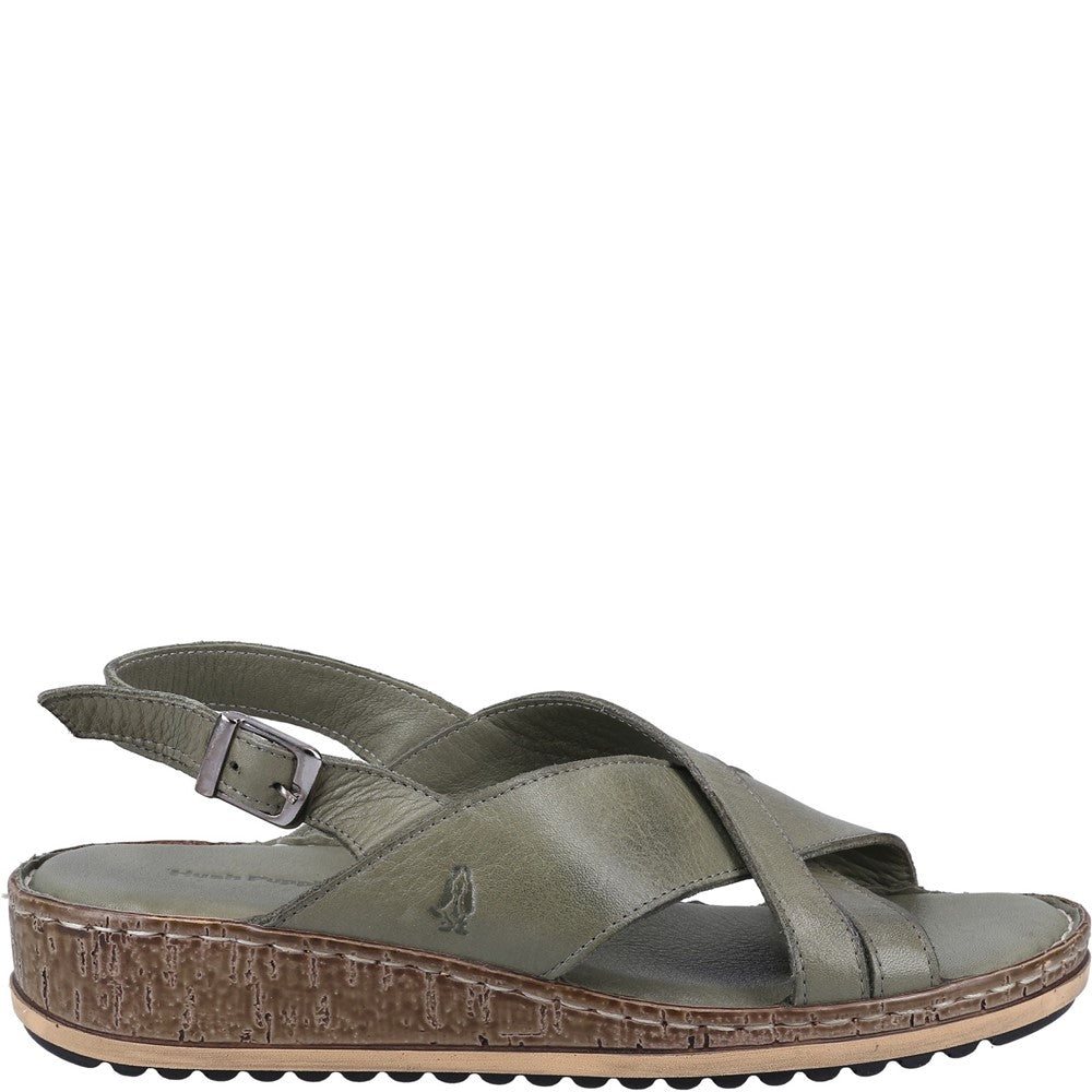 Hush Puppies Elena Cross Over Wedge Sandal