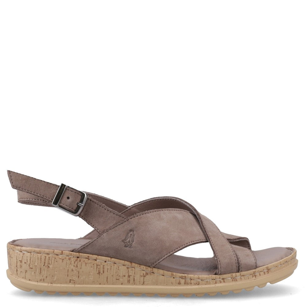 Hush Puppies Elena Cross Over Wedge Sandal