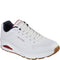 White navy red