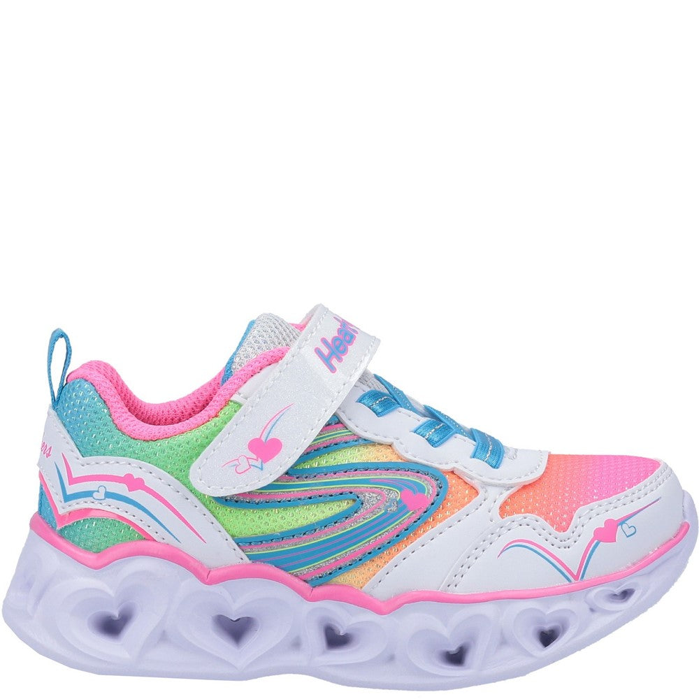 Skechers S Lights Heart Lights Love Spark Touch Fastening Trainer