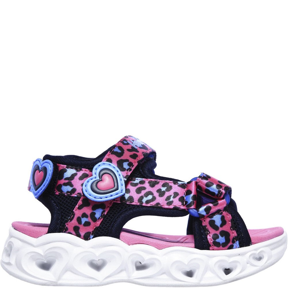 Skechers S Lights Heart Lights Savvy Cat Sandal
