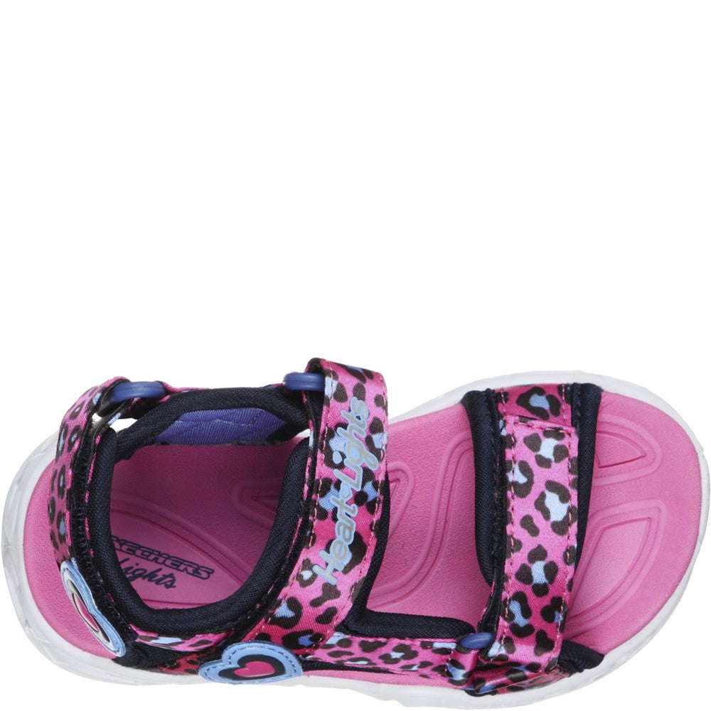 Skechers S Lights Heart Lights Savvy Cat Sandal