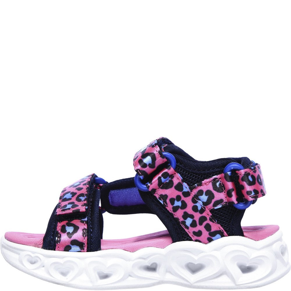 Skechers S Lights Heart Lights Savvy Cat Sandal