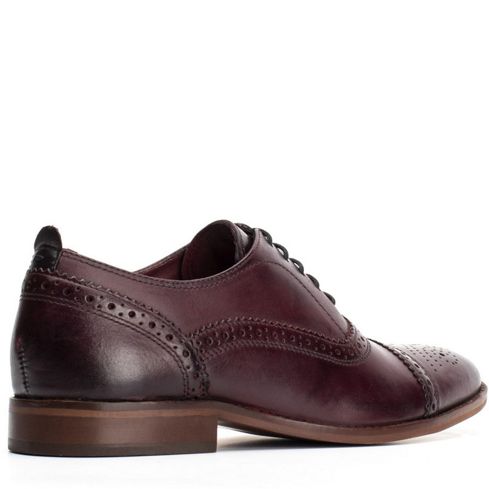 Base London Cast Washed Brogue Shoes