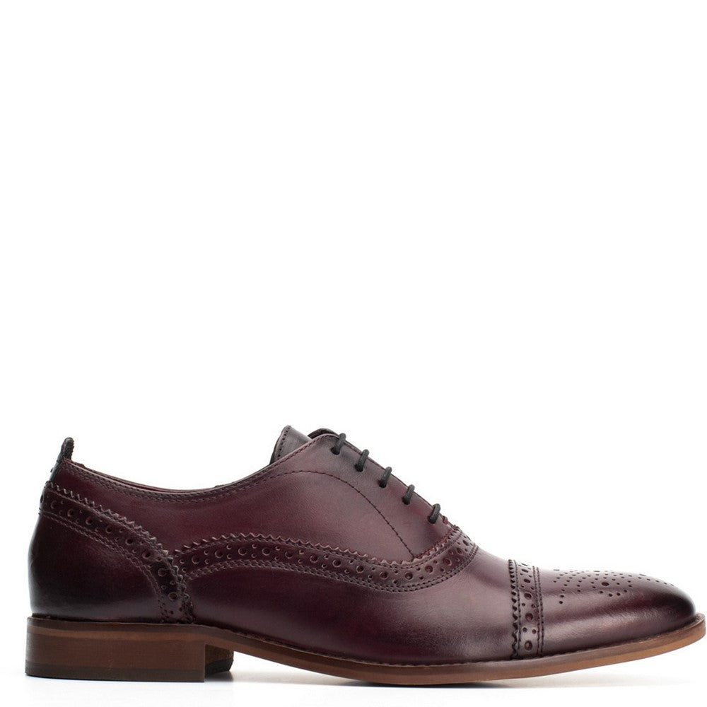 Base London Cast Washed Brogue Shoes